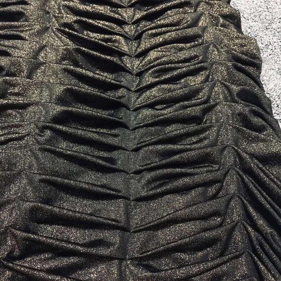 2B BEBE GOLDEN BRONZE SEXY DRESS - Picture 14 of 14